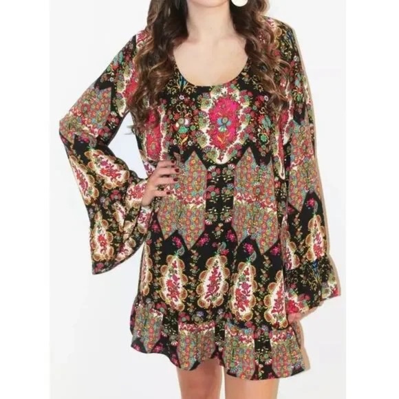 Show Me Your Mumu Margot Mini Dress Medium - Picture 1 of 9